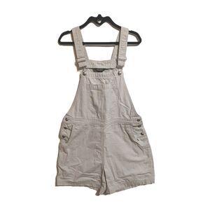 Vintage Woolrich Women's Denim Shortalls M Short Bib Overalls Grunge 90s Country